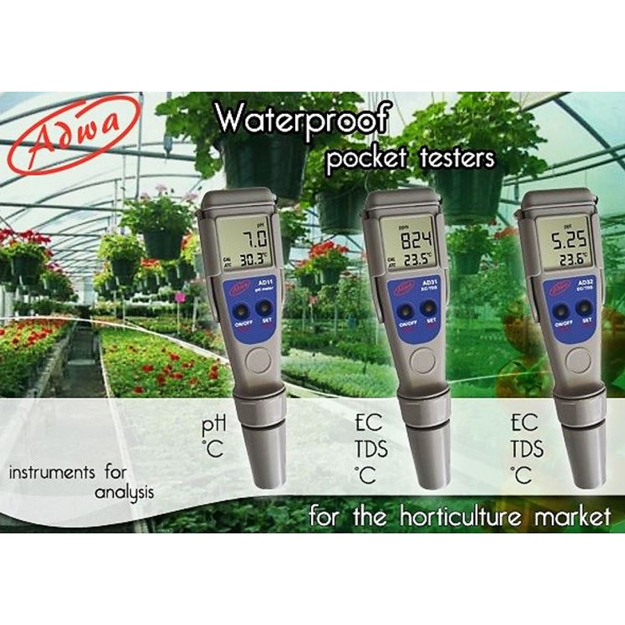 Digitális pH mérő ADWA AD11 Ajándék kalibráló oldatokkal